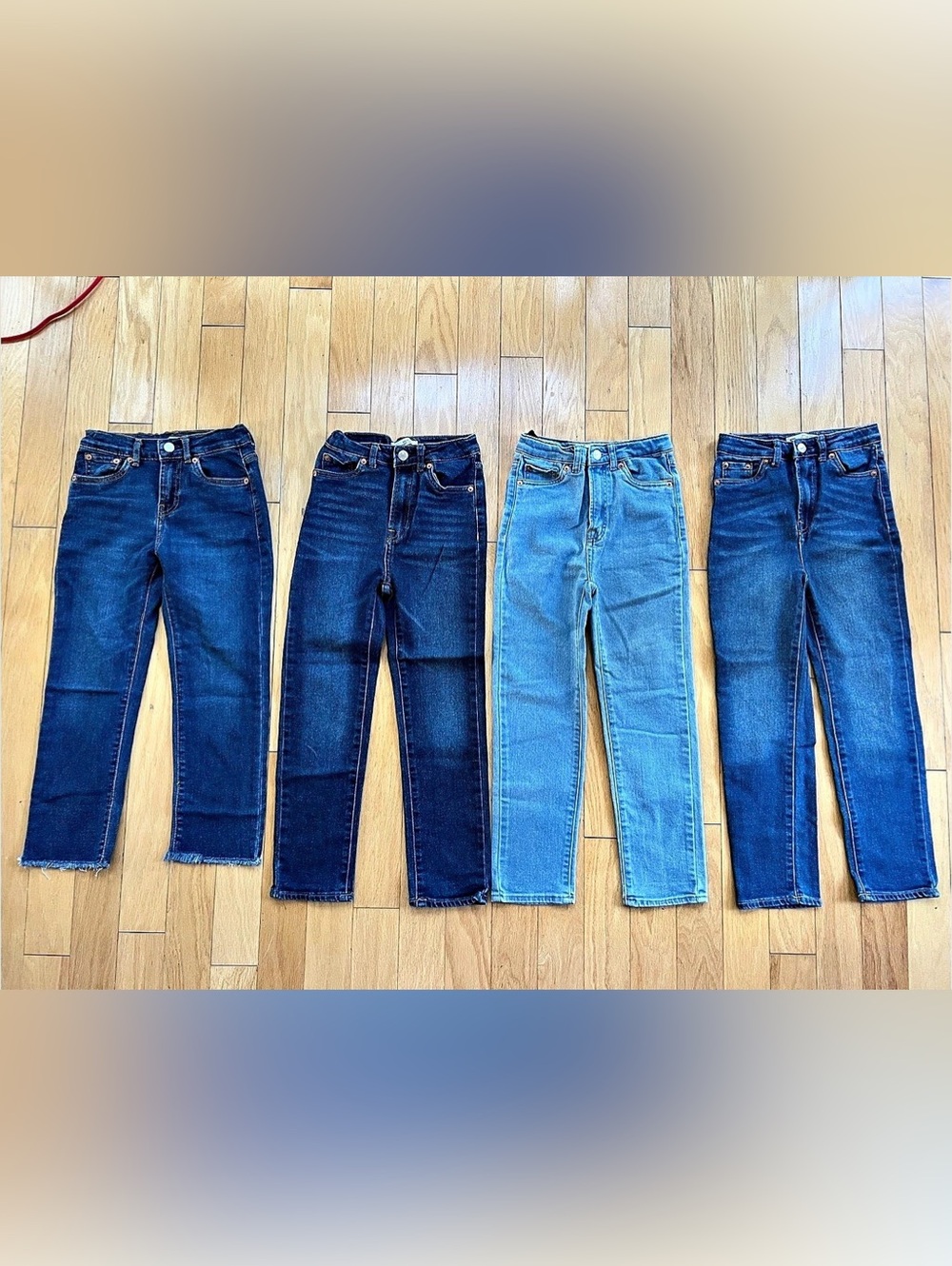 Set of 4 Girls 8 Reg Levi's Jeans
